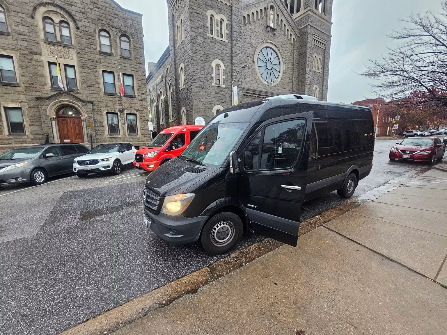 Mercedes Sprinter in city